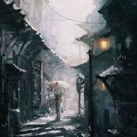 『古风』江南雨古巷韵绸缪油纸伞中凝怨黛