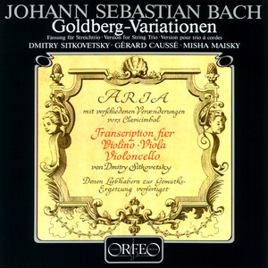 BACH, J.S.: Goldberg Variations (arr. D. Sitkovets