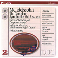 Mendelssohn: The Symphonies Vol.2; Violin Concerto