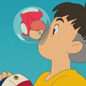 懸崖上的金魚公主寫真圖片