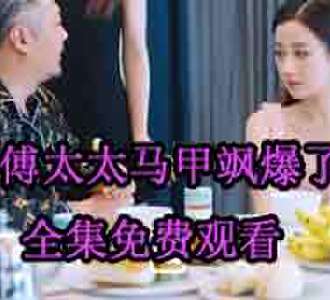 傅太太马甲飒爆了傅司辰慕倾颜大结局在哪看