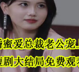闪婚蜜爱总裁老公宠上天大结局在哪看
