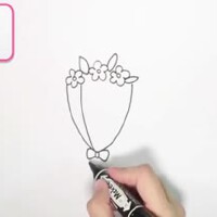 花束简笔画