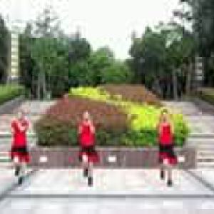 三堡镇快乐广场舞爱的期限附背面演示 健身舞》结束