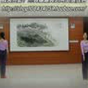 宜兴湿地广场舞 芙蓉雨 背面和分解 （编舞：静静）